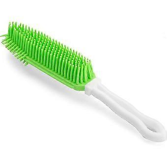 Pet Hair Removal Brush compatible with Furniture, Carpet And Lint Removal,green