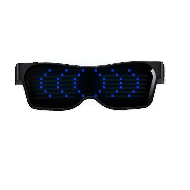 Óculos inteligentes led acender óculos com Bluetooth