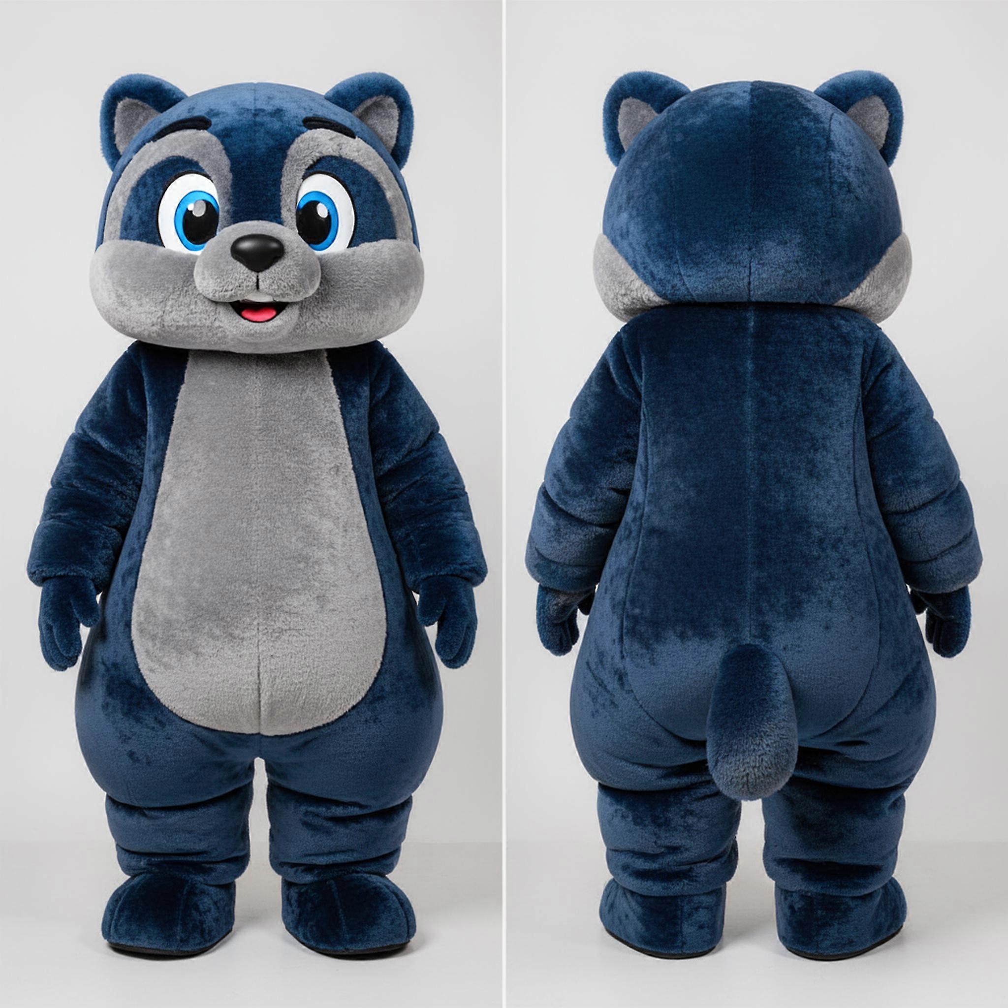 MASTICOT Navy Rounded Marmot Mascot