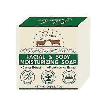 Natural Moisturizing Bar Soap, Deep Cleansing Hydration Moisturize Soap with Frankincense And Castor OilFacial & Body Skin Soap