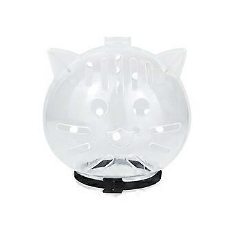 Cat Bathing Helmet Cat Grooming Muzzle Cat Bubble Muzzle Helmet Transparent Breathable Pet Hood Bite Prevention for Cats