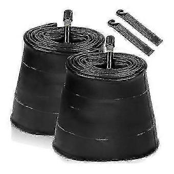 2 Pack 20X4.0 Fat Bike Tubes with AV 32mm Valve, Heavy-Duty Bike Inner Tubes compatible withFat Tire Bikes