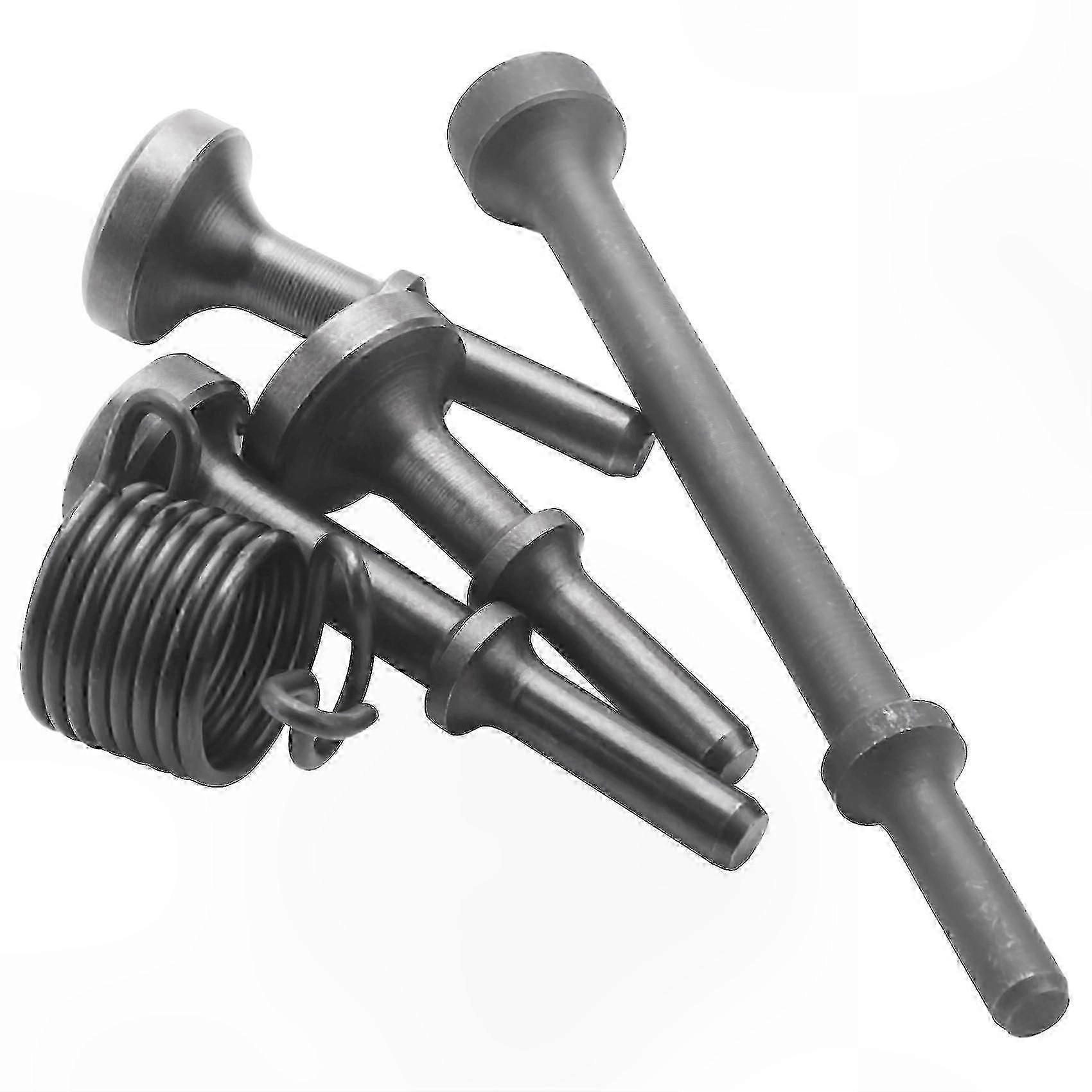 5-Piece Pneumatic Chisel Bit Set compatible with Smoothing and Hammering Tasks
