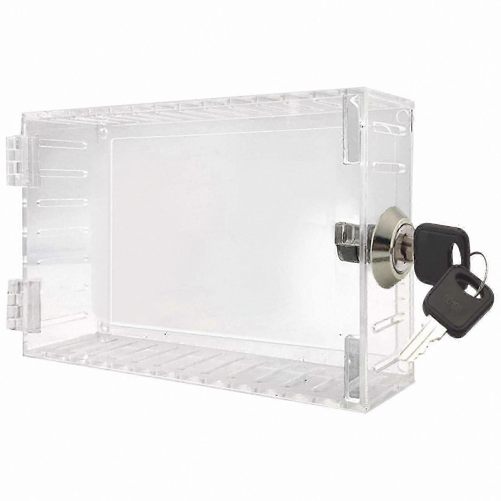 Keyed Universal Thermostat Security Enclosure