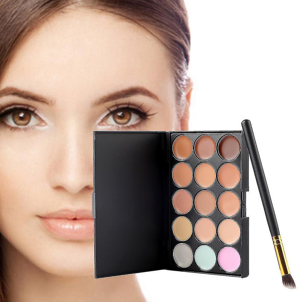 Cosmetic Brush Face Make Up Blusher Powder Foundation Tool With Concealer
