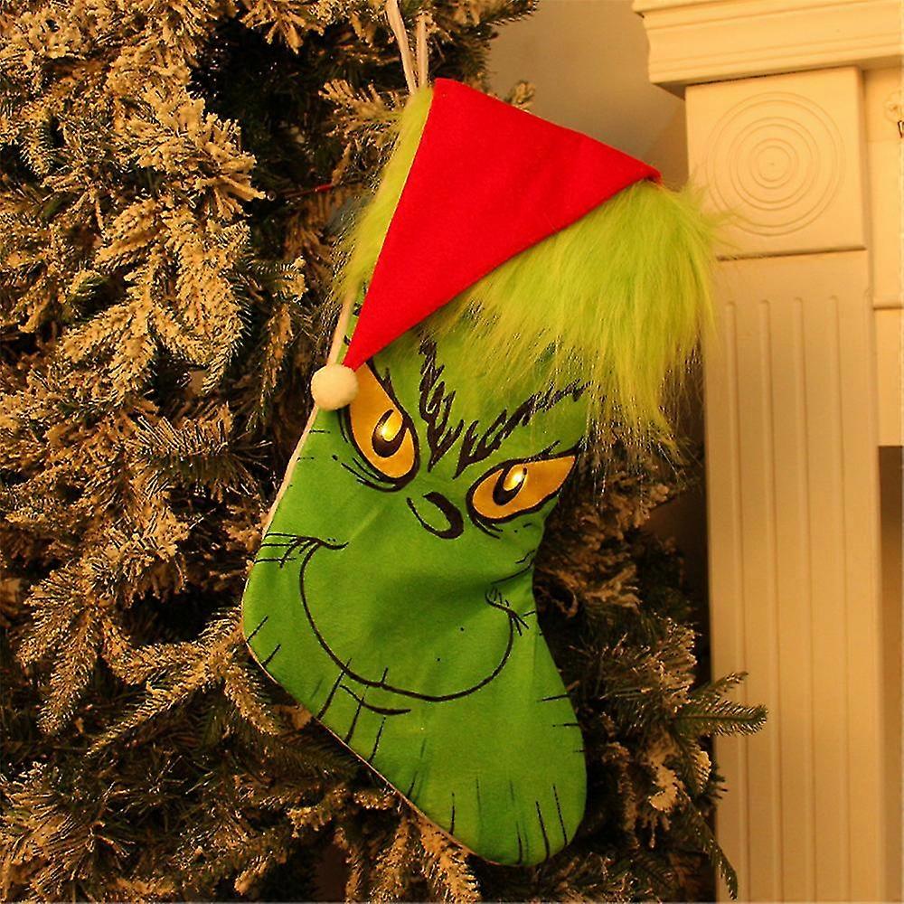 Grinch Sock Light Hanging Decoration