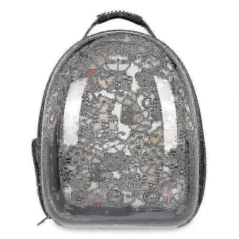 Outdoor Cat Backpack Transparent Mesh