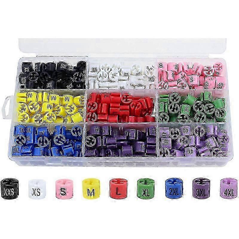 Colour-Coded Size Markers For Hangers