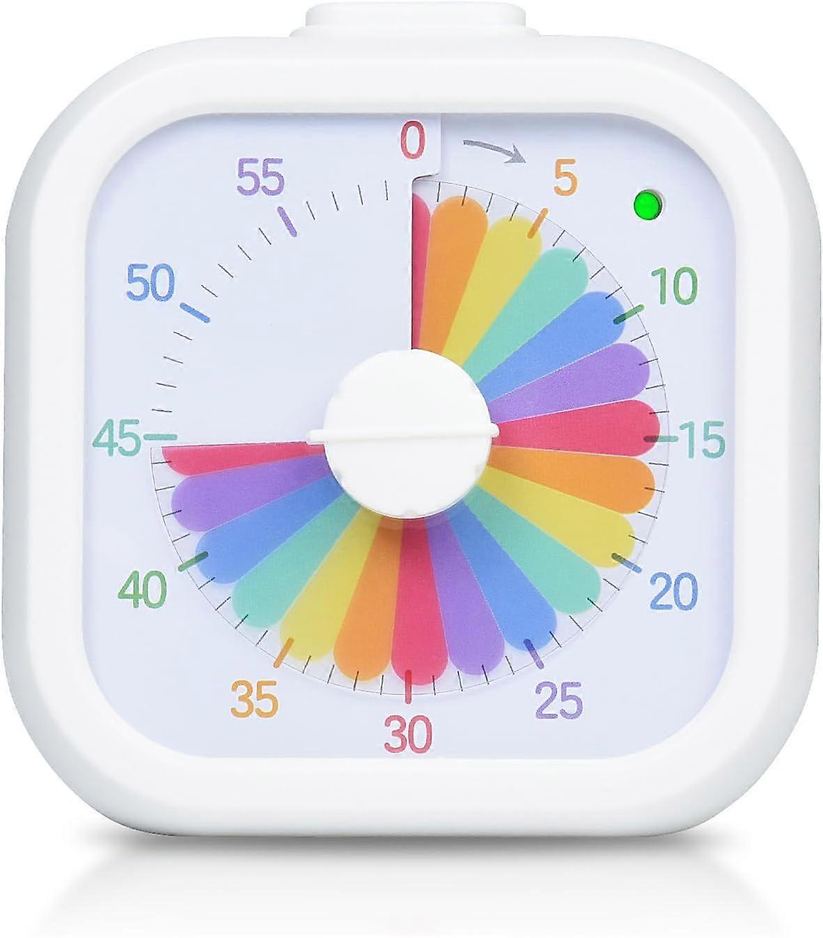Visual Timer with Pause Function, 60 Minute Pomodoro Timer for Kids, K