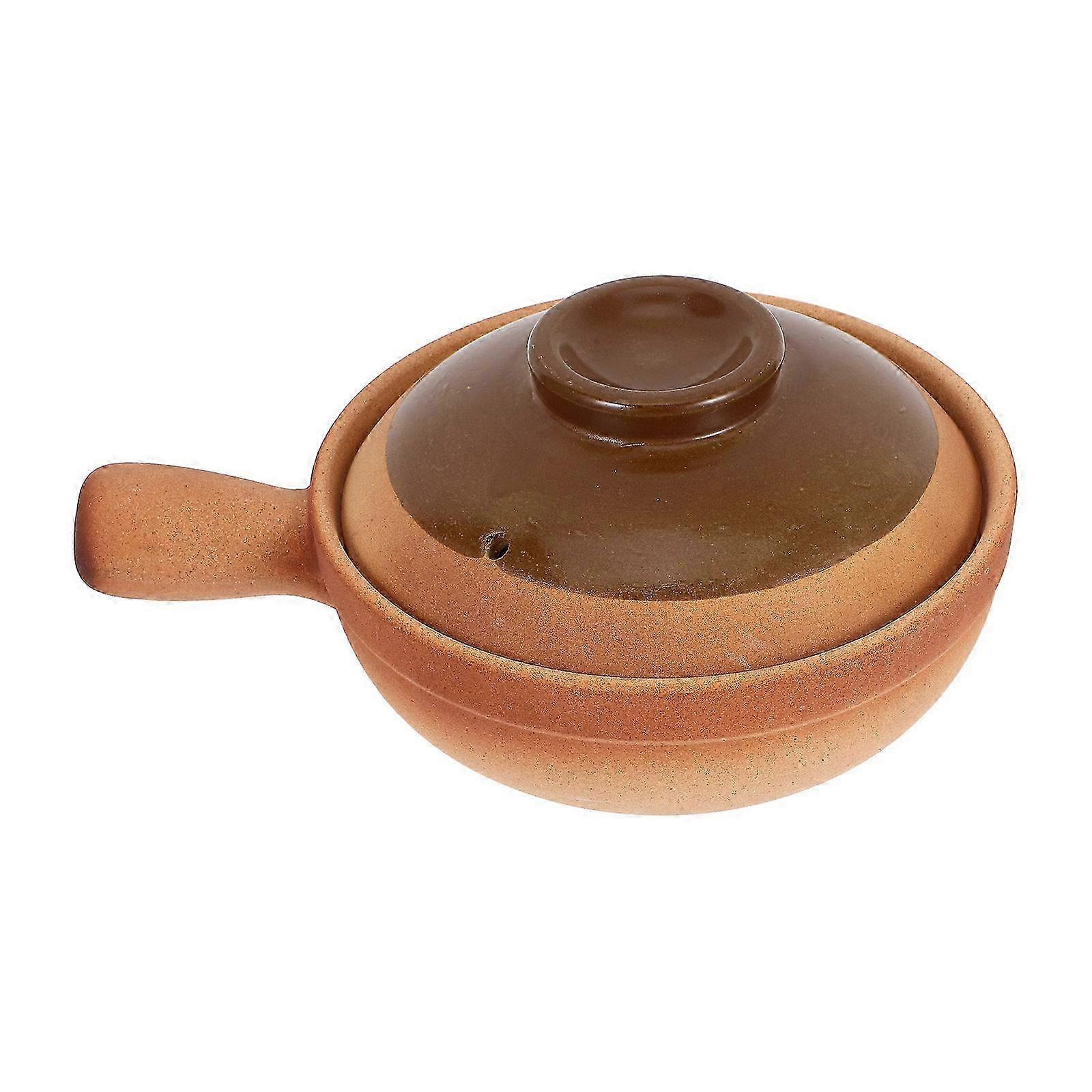 Traditional Clay-Style Ceramic Pot