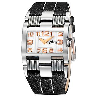 Lotus montres Quartz Analog Woman Watch avec Cowhide Bracelet 15483/9