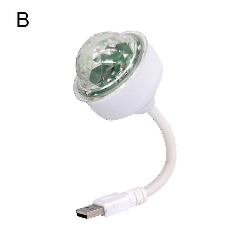 Sound-Activated Rotating Disco Lamp