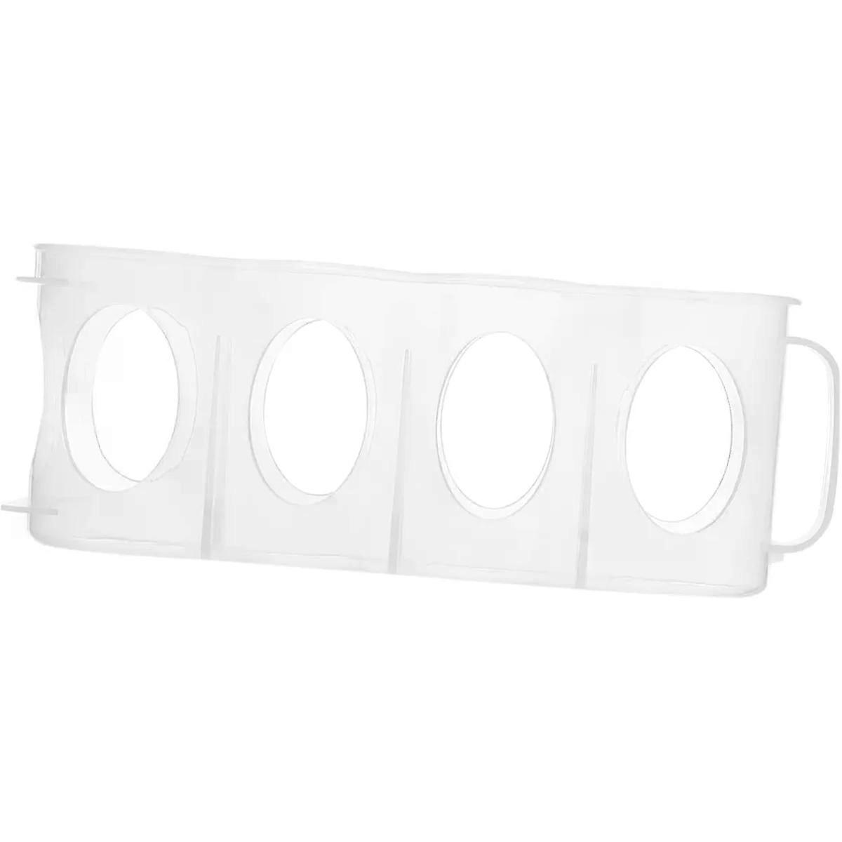2 Pack Refrigerator Storage Box with Handles, Stackable