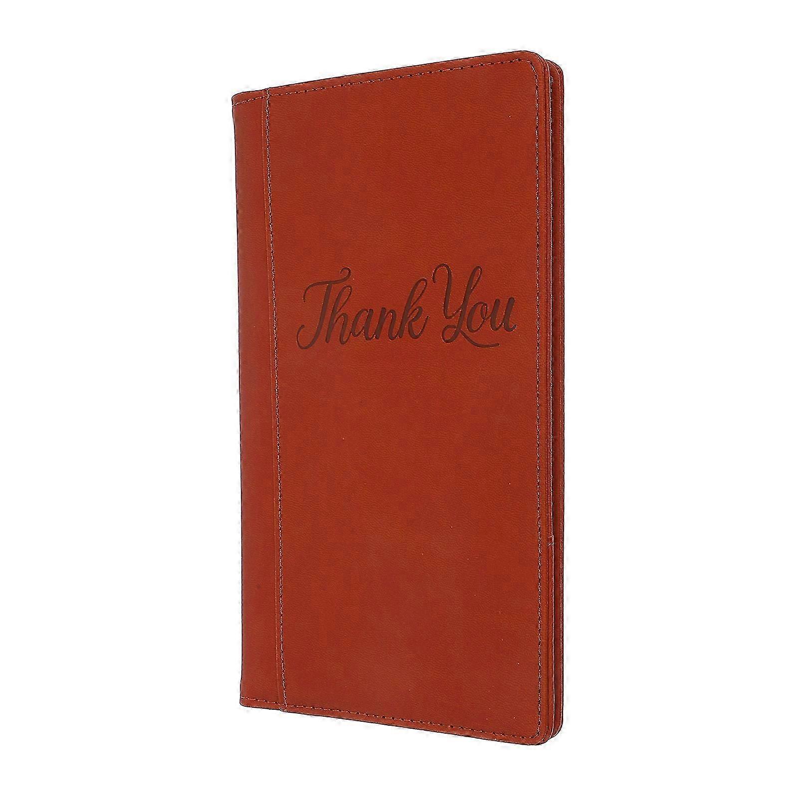 Brown PU Restaurant Tip Holder compatible with Payment Handling