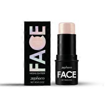 6g/box Zephoco Champagne Gold Long-Lasting Highlighter Stick - Hydrating, Natural, Three-Dimensional, Long-Lasting, Everyday Makeup Stick