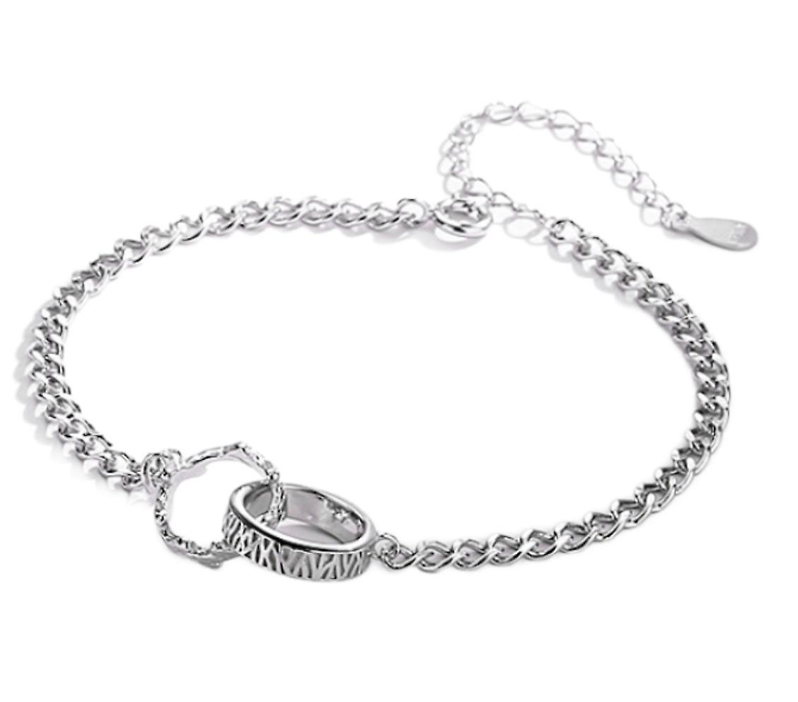 (men's)high-quality Branch Double-ring Bracelet