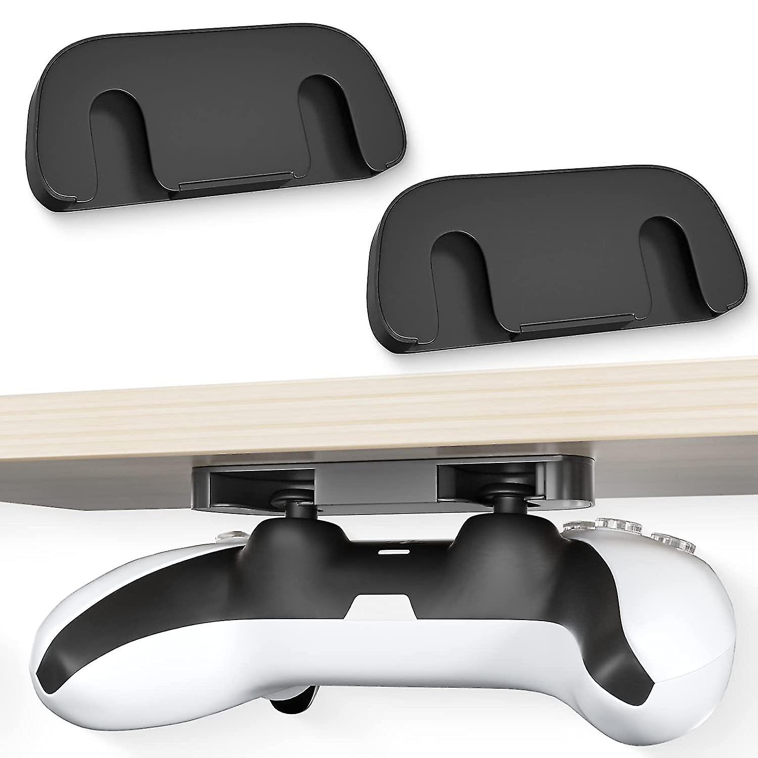 2 Pcs Controller Table Stand Compatible Ps5brs4, Ps5 Controller Holder Storage Rack Under Desk Mount
