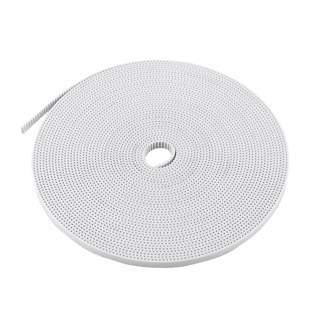 10M White Open Timing Belt Width 6mm PU with Steel Core 3D Printer Accessory