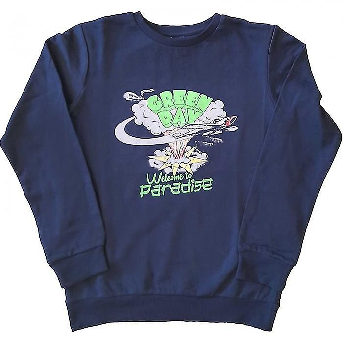 Green Day Childrens/Kids Welcome To Paradise Sweatshirt
