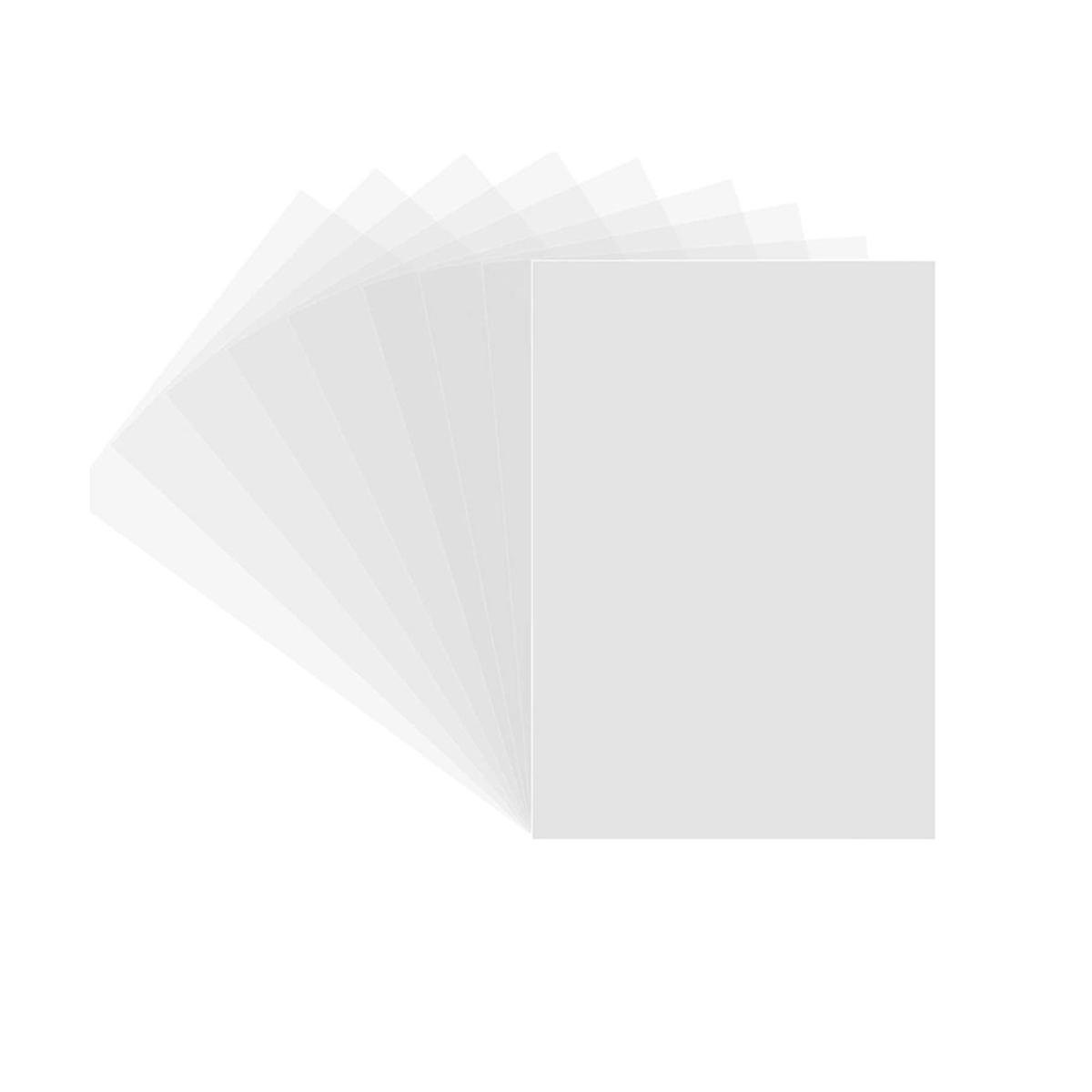 Shrink Plastic Sheets for Kids Crafts, Size Shrinky Dink Sheets,Frosted Blank Paper, DIY Craft