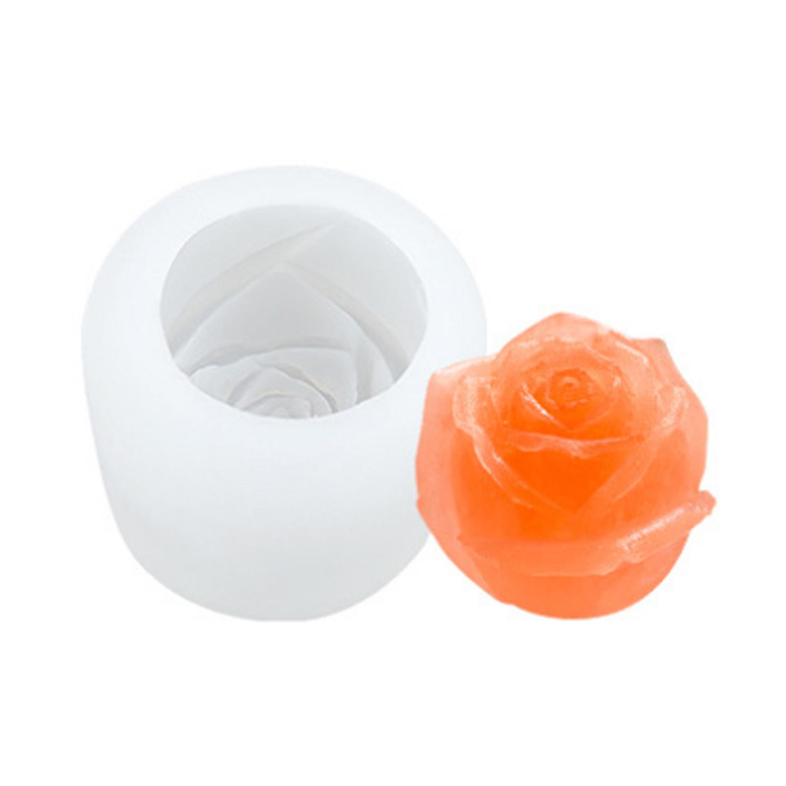 Universal Rose Shape Ice Cubes Mold Reusable Rose Ice Cubes Making Tool for Kitchen