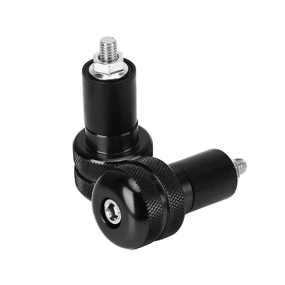 Handle Bar End End Grips Cap Ready Stock End Grips Cap Handlebar Gear Balanced Plug Motorcycle Slider Handle Bar 2pc Aluminum