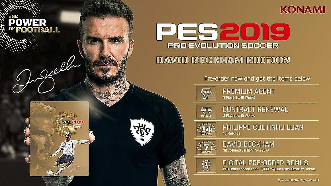 Pro Evolution Soccer 2019 - Xbox One David Beckham Edition - New & Sealed