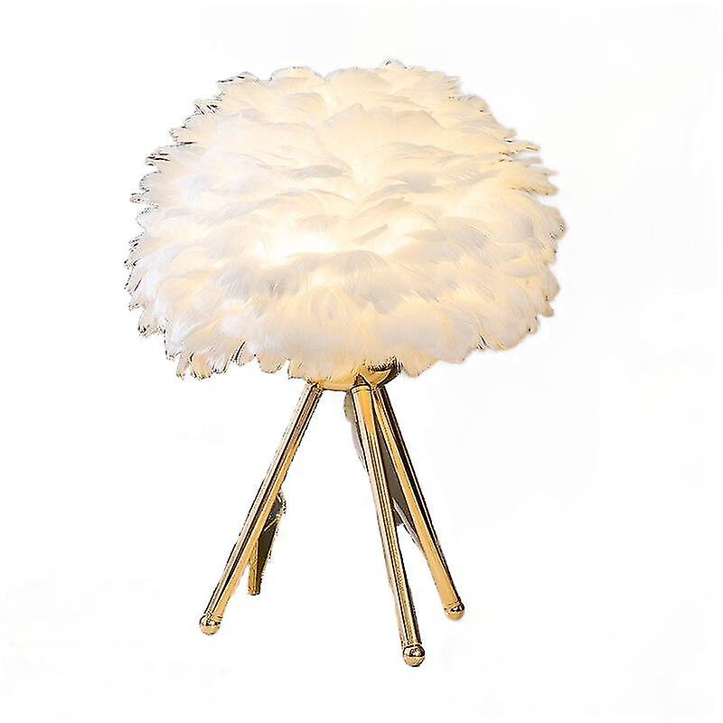Modern Goose Feather Table Lamps(white)