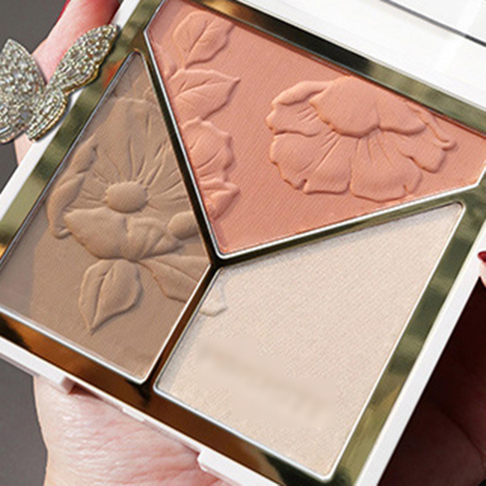 Blush And Highlighter Palette Cruelty-free Matte Blush Shimmer Illuminator Highlighter For Women Girls Cosmetic Supplies