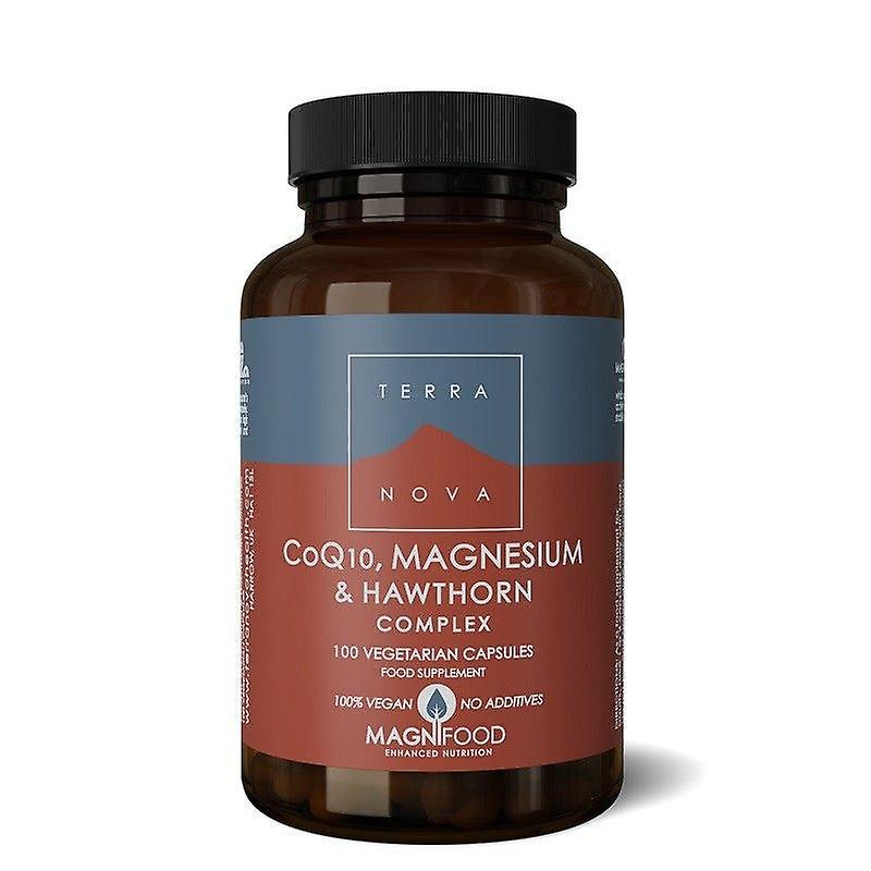 Terranova CoQ-10, Magnesium & Hawthorn Complex Vegicaps 100 (T1858)