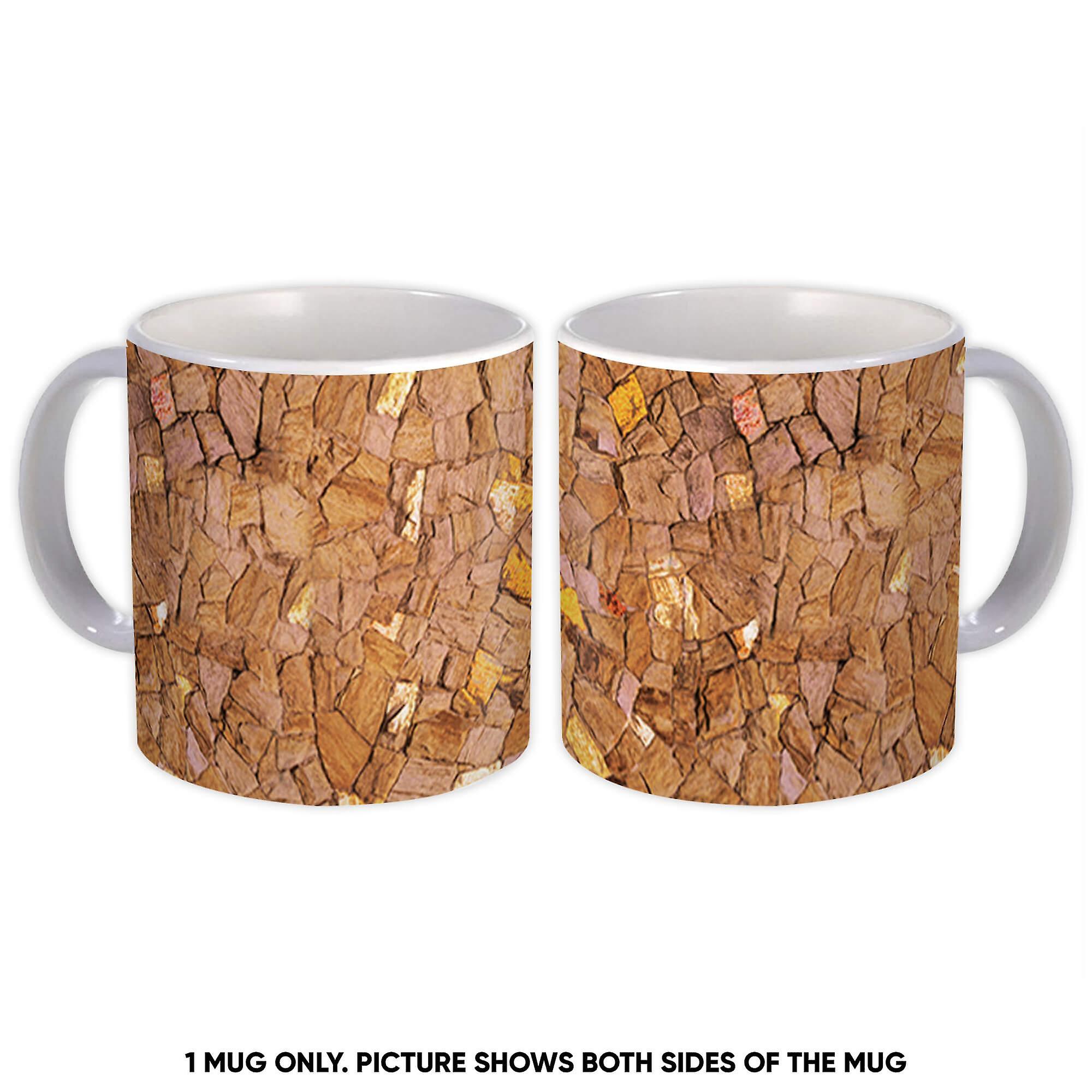 Gift Mug: Rock Wall Pattern Seamless