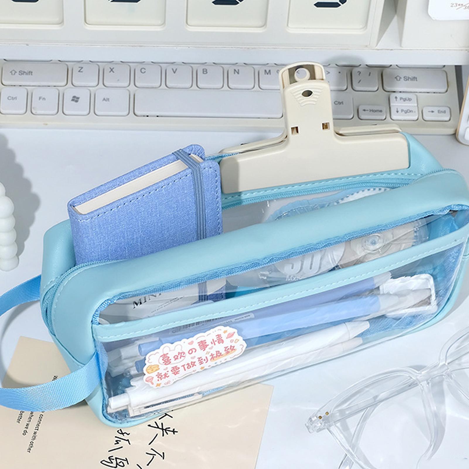 Cute Style Pencil Case Bag Portable Lightweight Storage Bag For Students Stationery Accessories