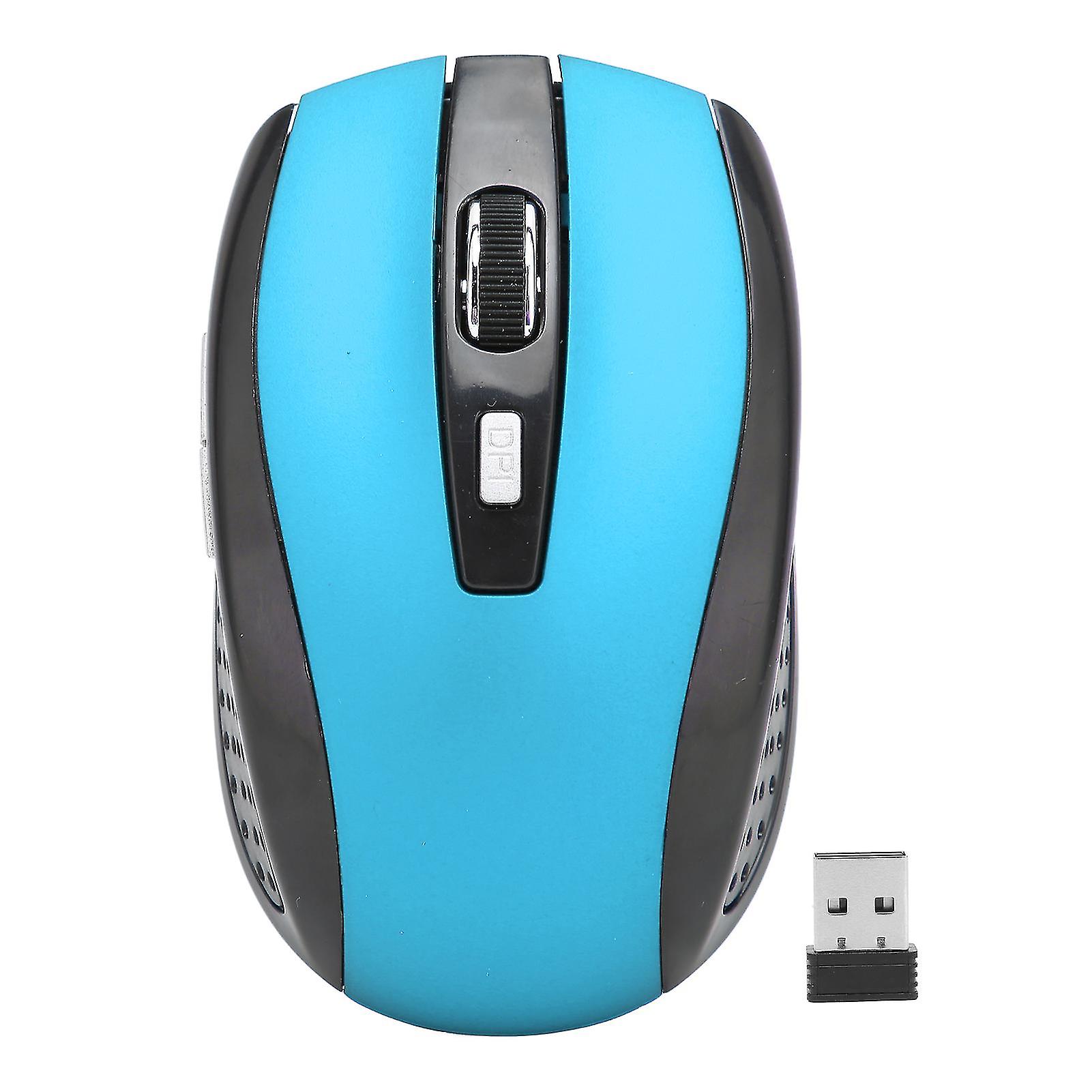 Mini Wireless Mouse 2.4GHz 3 Levels DPI Adjustable Wide Compatibility Mini Matte Texture Computer AccessoriesBlue