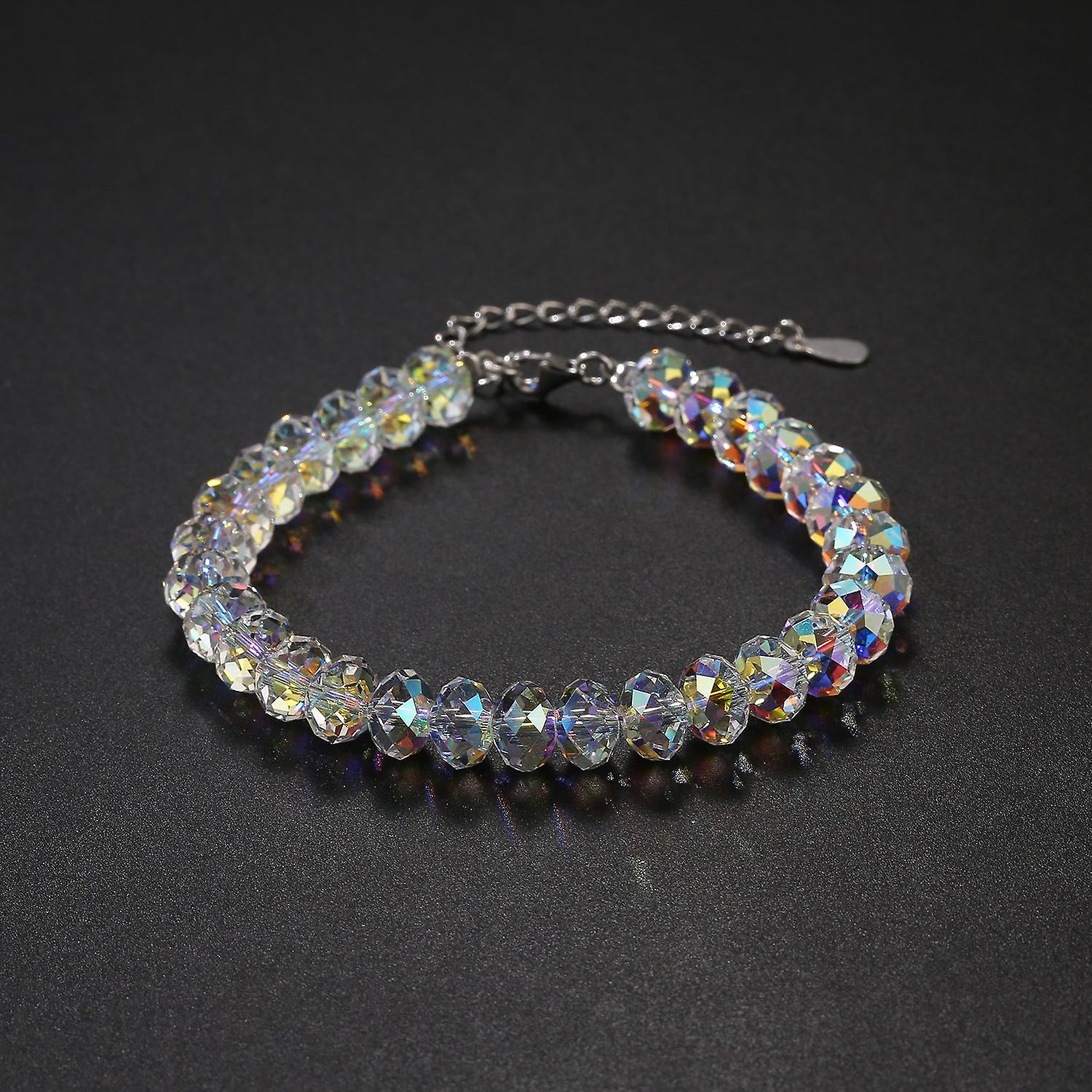 All-match Forest Girl Bracelet With Colorful Sparkling Crystal