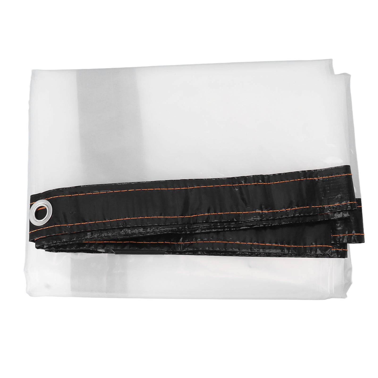 Transparent Tarp Cold Insulation Garden Rainproof Clear Poly Tarp Plant Cover Cloth 9.8 X 8.2ft
