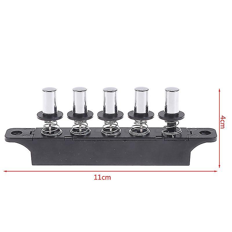 Five-position Plug-in Button Switch For Range Hood Five-position Silver Switch