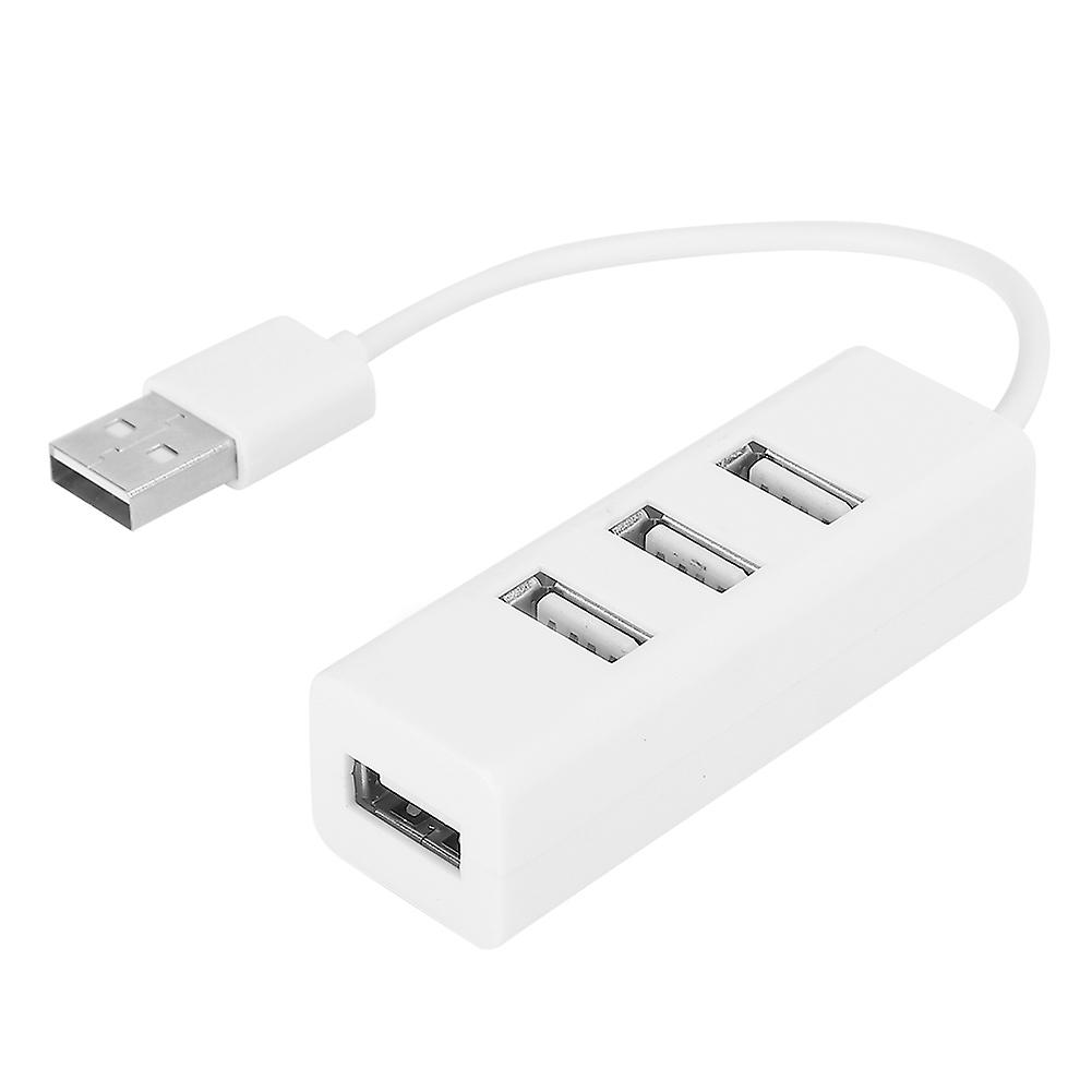 4 Port USB Hub, Splitter, Docking Station, Laptop Parts, OTG, White, Data Transmission