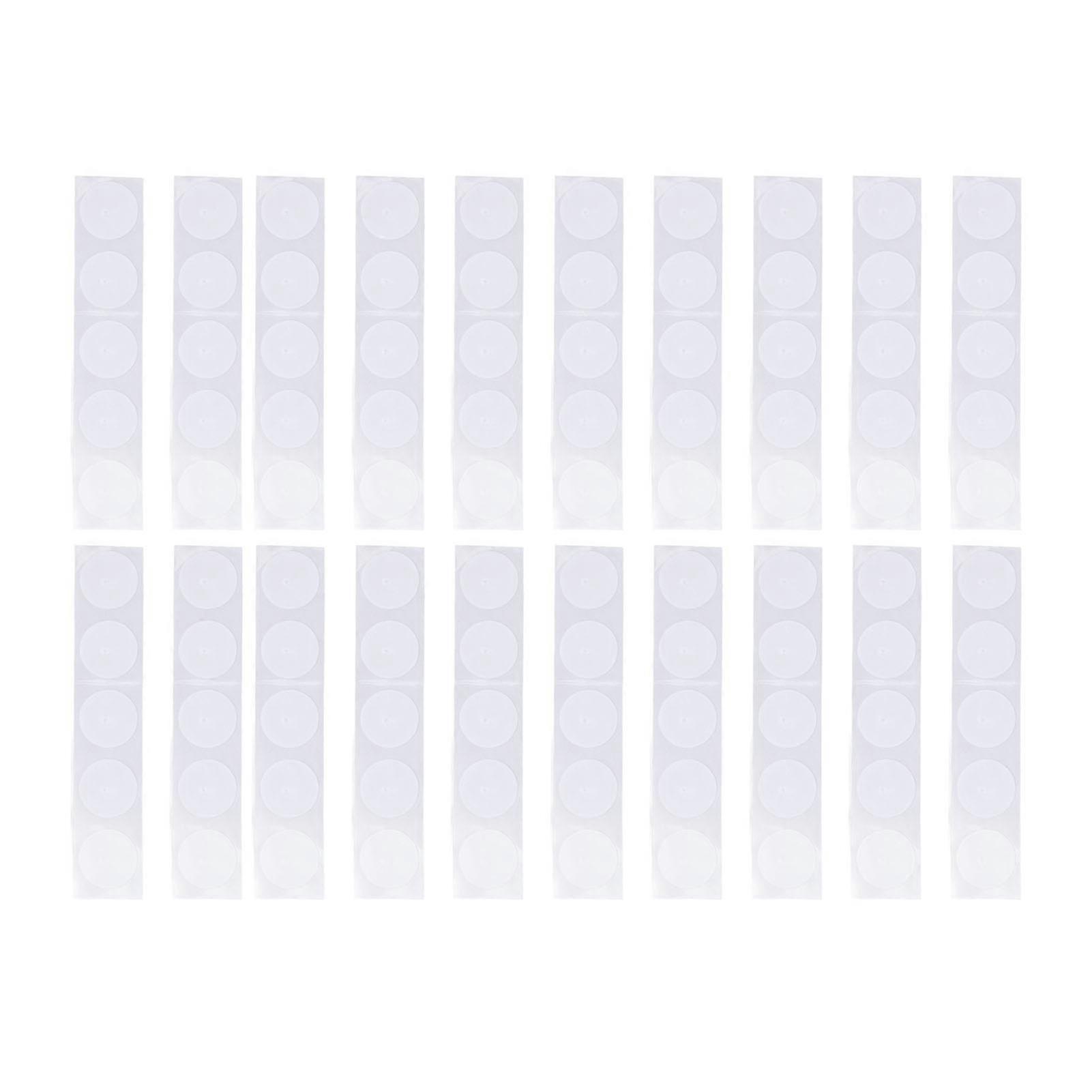 50Pcs 13.56MHz NFC RFID Sticker Tag 504 Byte Repeatable Written High Frequency IC UID Label 25mm 1in Diameter