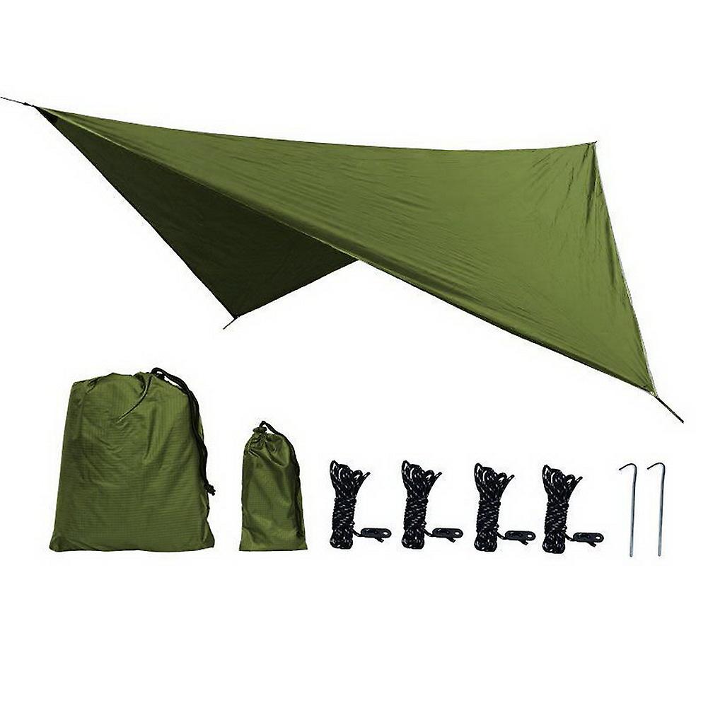 Awning Hammock Outdoor Diamond Camping Mat Multi-function Waterproof Sunscreen Plaid Fabric