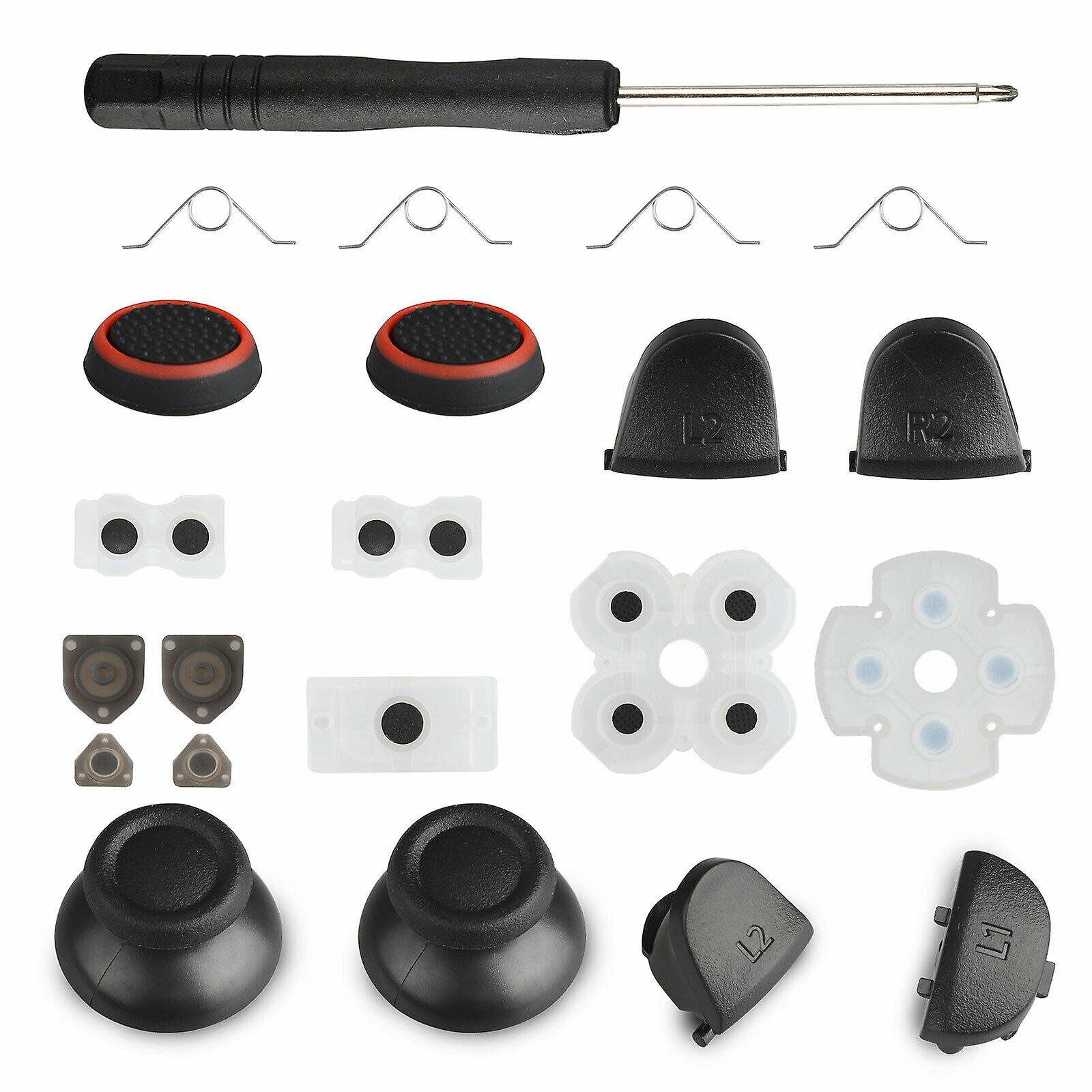 L1 R1 L2 R2 Trigger Button Conductive Rubber Repair Tool Kit For PS4 Controller