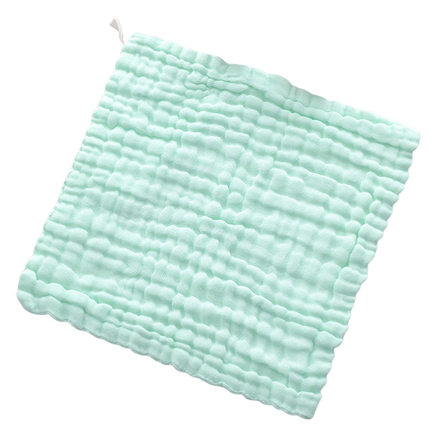 Roadoor Gant de toilette pour bébé Serviette de bain pour bébé absorbant doux Gaze carrée Gant de to