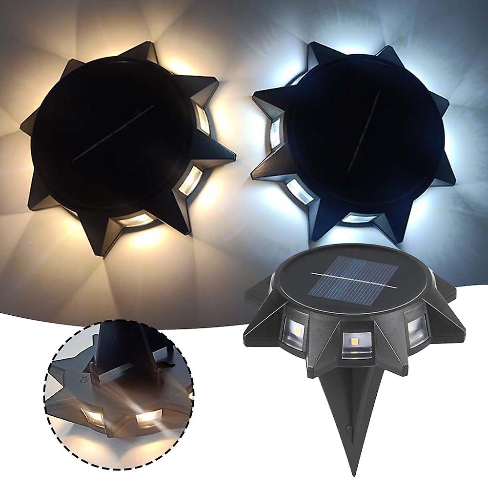 LED Octagonal Solar Powered Lights Household Yard Arrangement Light for Porch Walkway