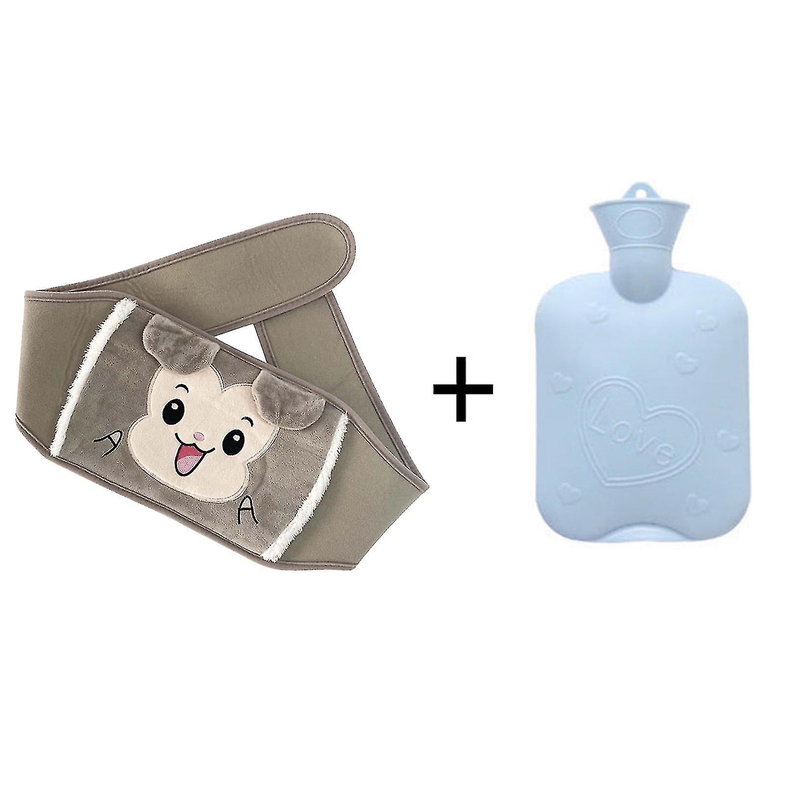 1000 مل حقيبة زجاجة ماء ساخن + حزام مطاطي أو حزام دافئ أفخم الحقيبة حزام غطاء الخصر