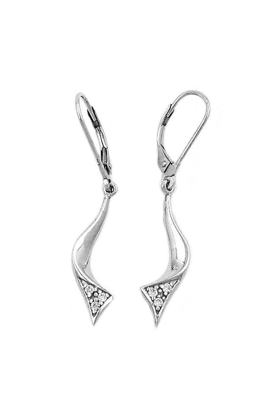 Leverback Earrings Zirconia Silver 925 - Gl91571