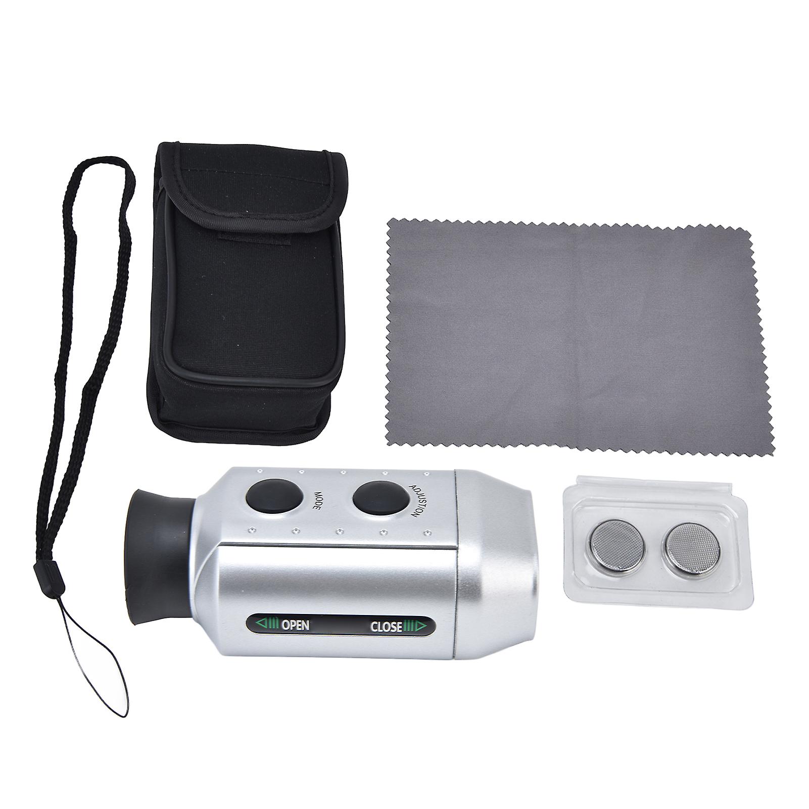 Compact Golf Rangefinder with 7x Zoom and Digital Distance Display