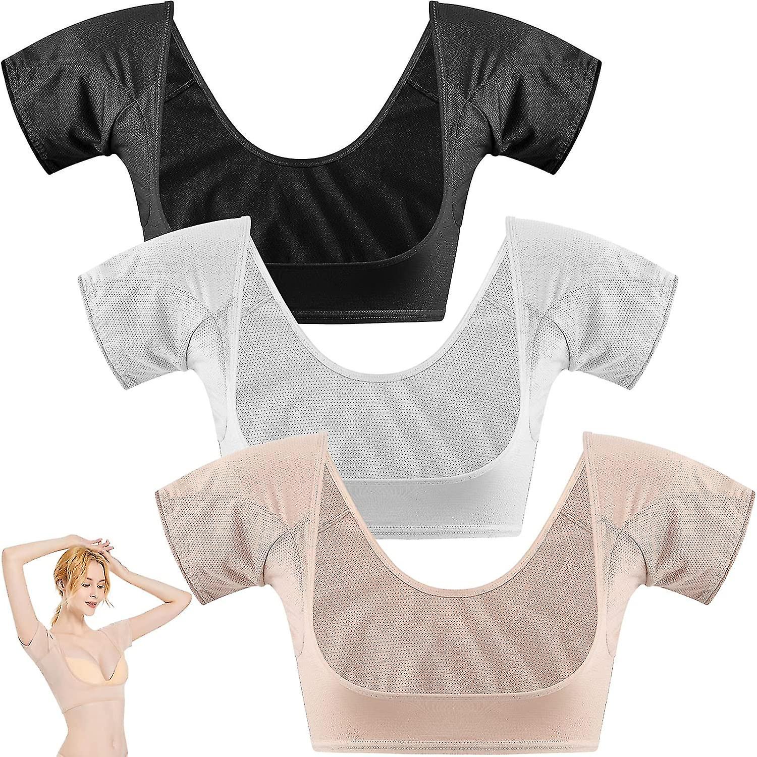 Underarm Sweat Vest, Breathable Sweat Guard Underwear Vest,washable Pads,washable Pads