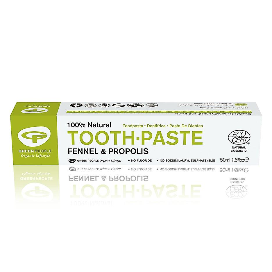 Green People, Fennel and Propolis Toothpaste, 50ml (PACK OF 3)