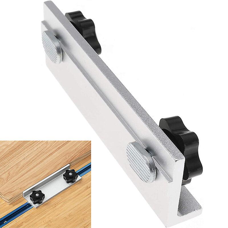 Aluminum Alloy T-track Stop Kit With Knobs For Woodworking Projects
