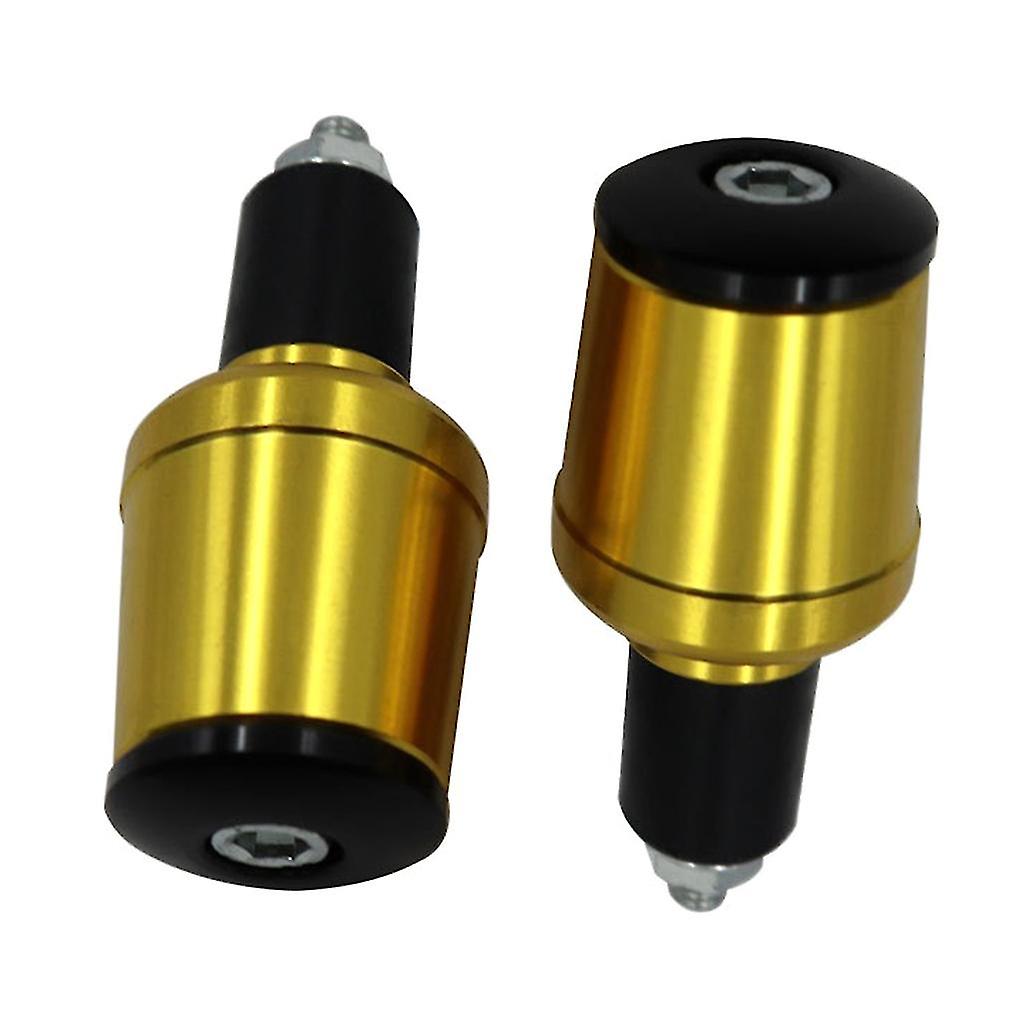 22mm Universal Motorcycle Handlebar Grips Ends Handle Bar Ends Weights Plugs