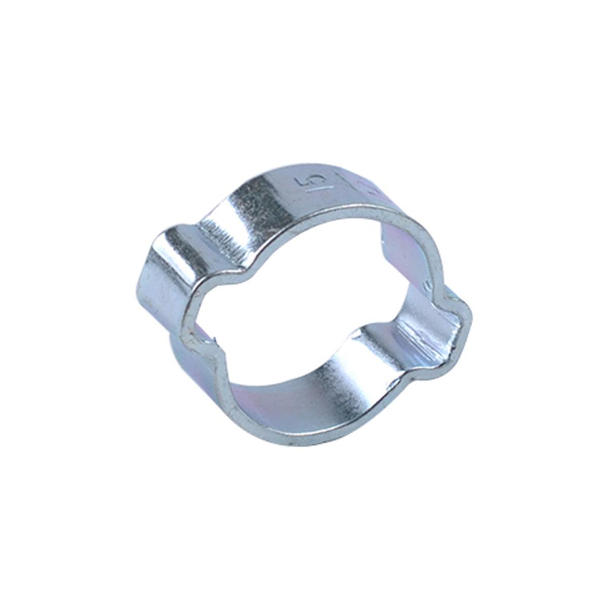 70Pcs Galvanized Clamp With Two Ears Binaural Electrodeless Clamp Binaural Circumferential Band Water Pipe Clamp